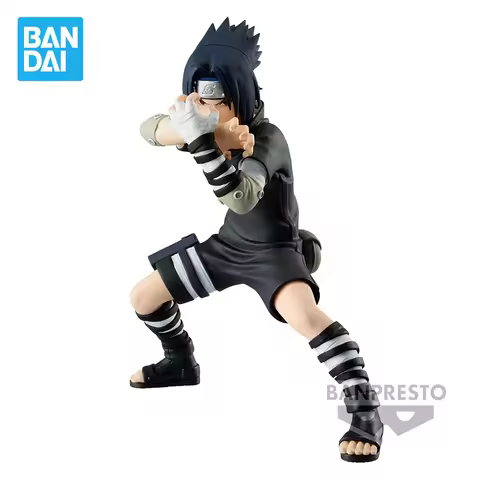 Banpresto Anime Naruto Figurines Vibration Stars Uchiha Sasuke PVC Action Figures 140mm Figurals Col