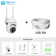 V380 Pro Cctv Wifi Outdoor HD PTZ IP Kamera Cctv Wide Angle 360 Derajat Human Detection Waterproof I