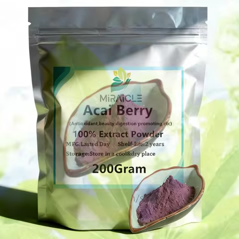 Customized Aluminum Foil Bag for Beauty Lovers Acai Berry Extract Powder for Fast Shipping Distribut