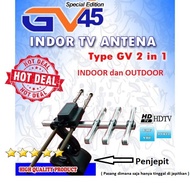 Antena GV45  JEPIT DIGITAL HDTV 2in 1 Full HD Antenna TV Indoor & Outdoor