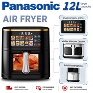 Panasonic Air Fryer 12L/16L Oven 10 Menu Function Non-Stick Coating Oil-Free Roaster Digital Air Fry