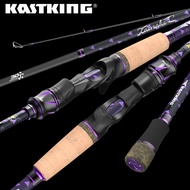 KastKing Kasnake Fishing Rod 1.83m 1.91m 1.98m 2.4m Carbon Spinning Baitcasting Lure Rod 2 Sections Rod