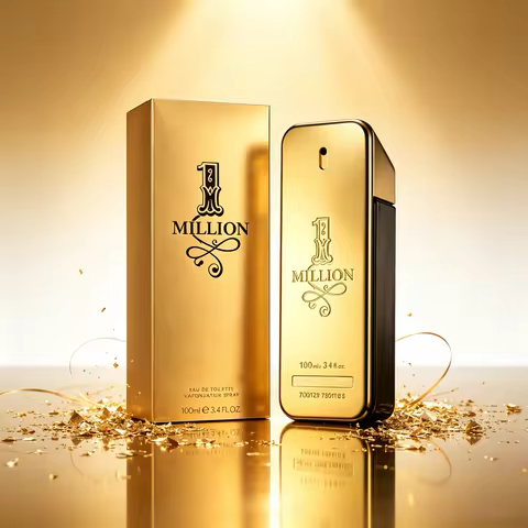 Rabanne 1 Million Eau de Toilette - Long Lasting Designer Fragrance for Men with Mandarin, Cinnamon