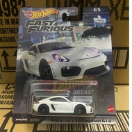 LeHuong Diecast - Hot Wheels Premium Porsche 718 Cayman Gt4