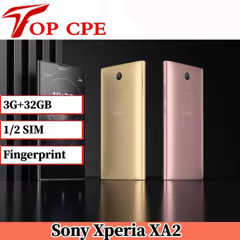Sony Xperia XA2 H3113/H4113 1/2 SIM4G NFC 3GB+32GB 5.2'' Fingerprint Snapdragon 630 Octa-Core Androi