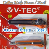 1 pcs | Cutter knife Besar / Kecil / Isi Cutter | Kualitas Premium Bagus dan tajam 《WAJIB PUNYA》