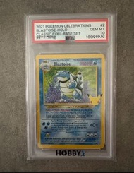 PTCG 寵物小精靈 寶可夢卡 美版 寵物小精靈 寶可夢卡 水箭龜 2021 POKEMON CELEBRATIONS CLASSIC COLLECTION BLASTOISE-HOLO CLASSI