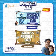 Dakki 16 x 26 Father's Day Medium Personalized Pillow