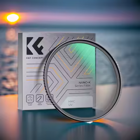 K&F CONCEPT 37-105mm UV Filter Lens MC Ultra Slim Optics with Multi Coated Protection 37mm 49mm 52mm