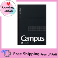 KOKUYO A4สมุดบันทึกแคนวาสขนาด5มม. ปกครอง40แผ่นสีดำ X 5ส่งตรงจากญี่ปุ่น