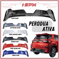 Perodua Ativa GEAR UP SPOILER Toyota Raize Daihatsu Rocky ABS Rear Spoiler Lip Trunk Lips Bodykit GU