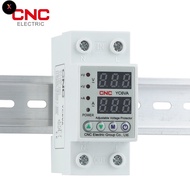 XS  YC6VA Household Din Rail Adjustable Digital Dual Display Limit Over Current Protector AC 230V 40