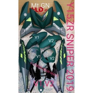 HLD COVERSET SNIPER GP 2019 YAMAHA Y15ZR V1 MATTE GREEN