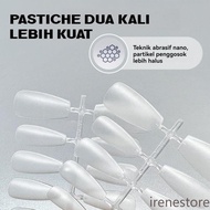 100pcs Kuku Palsu Matte Full Cover - Tipis & Natural - Untuk Extension Kuku yang Elegan.H
