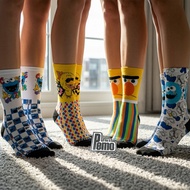 THIS IS PEMO - Full Print Socks Sesame Street Pattern/ /ELMO Men Socks