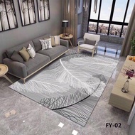 Thảm lì Bali trải sàn công nghệ in 5D không phai chống trơn trượt 1m6x2m3 2mx3m