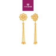 HABIB Oro Italia 916 Yellow Gold Earrings GE76700325 (22K Gold)