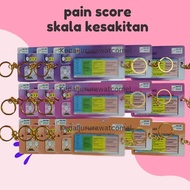 Pain Score Mini Pain Scale Face Scale Skala Skala Kesakitan FLACC Pembaris Mini Kesakitan Ruler Gant