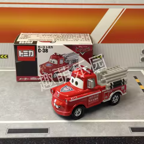 Takara Tomy Disney Cars Tomica C-38 Meter (Fire Truck Type) Alloy car Diecast Model Replica Series C