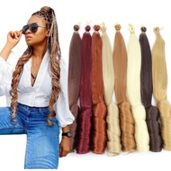 GRIYA REMA Braid Hair French Curl Hair Extensions Hair Embroidery Woven Hair Extensions French Curl 