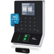 NGTeco Biometric Fingerprint Password Attendance Machine Thumbprint Attendance with WiFi App for iOS