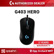 Logitech G403 Hero 25K Gaming Mouse, Lightsync RGB, Lightweight 87G+10G Optional, Braided Cable, 25,