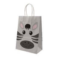 Animal paper shopping bag zebra cow paper bag
