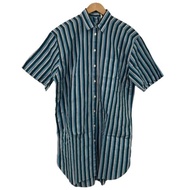 RES Acne Studios Blouse Shirt Size 3 stripe blue Multi Women black Short sleeves Direct from Japan S
