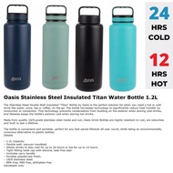 Oasis Stainless Steel Insulated Titan Water Bottle 1.2L