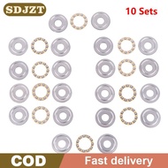10Sets Thrust Bearing F8-22M 7 F8 22m Inner Diameter 8mm Plane Planar Miniature Axial Bearings