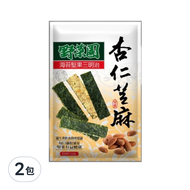 華元 野菜園 海苔堅果三明治 杏仁芝麻  60g  2包