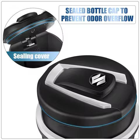 Car LED Portable Multifunctional Ashtray Car Accessories For Suzuki Swift Sport Jimny Grand Vitara A