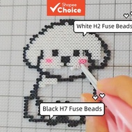 Black White Transparent DIY Fuse Beads Refill Pack H7 & H2 & H1 100g Approx 10,000pcs 2.6mm Ironing 