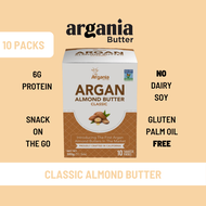 [10 SQUEEZE PACK] Argania Almond Butter Spread - Classic