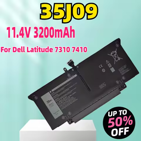 New Laptop Battery 35J09 0YJ9RP 009YYF JHT2H 04V5X2 0HRGYV 07CXN6 Battery For Dell Latitude 7310 741