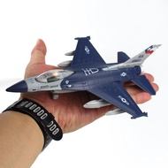 Alloy Airplane Simulation Airplane Model Fighter F16 Destroyer Helicopter Model Collection Ornaments