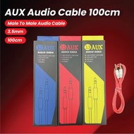 3.5mm Universal AUX Audio Cable 1Meter/3FT Male To Male Extension AUX Cable For Car Mobile phones