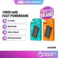 Alpha Borong【100% ORIGINAL】Kakusiga Ksc-1084 Fast Charging Power Bank Kapasiti Besar 10000mAh 20000m