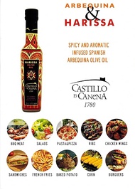 Castillo Harissa Olive Oil from Spain ฮาริชา น้ำมันมะกอก ผสมพริก olive oil extravirgin spicy pasta