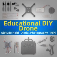 GOODV Drone Quadcopter Assembly Toy, Plastic Mini DM002 Drone Aerial Model,  Aircraft Accessories Mu