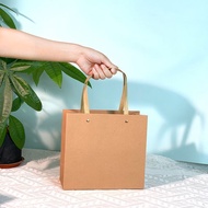 Paper Bag 24x21x10cm Paper Box Red Brown 24x21x10cm Paper Bags with Handles Gift Bag