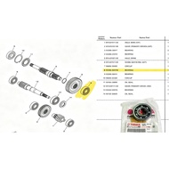 93306-304YW [ NO 8 ] XMAX250 / XMAX300 / XMAX 250 YAMAHA 100% ORIGINAL PART AXLE DRIVE SHAFT GEAR BO