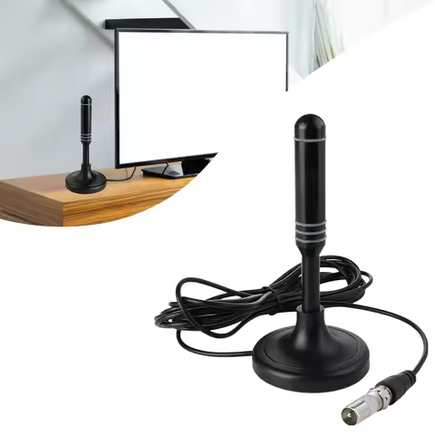 TV Antenna DVB-T DVB-T2 DAB Digital TV Antenna Plug Play Coax Cable Digital Receiving Antenna HD Fre