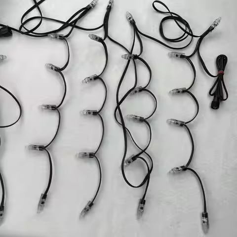 100 pixel stake nodes (Peace family),DC12V/DC5V 12mm WS2811,5 pixel per cluster,20 clusters,3 foot s