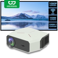 GOOJODOQ Mecha style Projector 4K 2024 WiFi projector  4k projector portable projector  Android iOS 