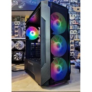 #AIGO DarkFlash Leo ATX RGB Tempered Glass Casing - Black [DR12 PRO/Aigo C6] RGB/ARGB