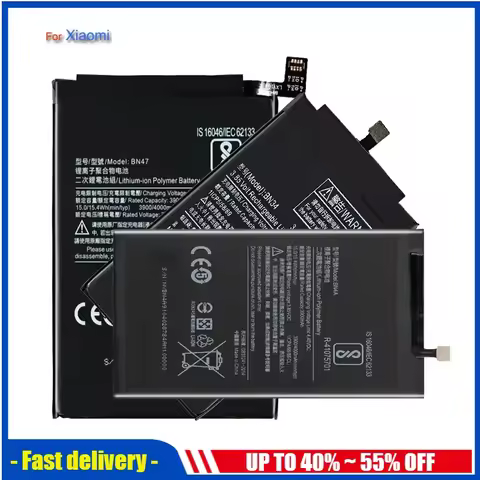 Battery BM47 For Xiaomi Redmi 4X 3 3s 3pro/Redmi 5 plus 5A/Redmi Note 4 4X 5A 3 Pro BM 47 46 BN 41 4