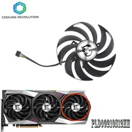 ตัวเชื่อมต่อสีดำพัดลมการ์ดจอ PLD09210S12HH DC12V 4Pin 0.40A สำหรับ MSI Geforce RTX 3070 RTX 3080 RTX 3090 SUPRIM X