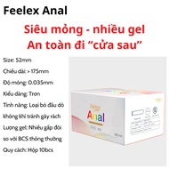 Bao cao su hậu môn Feelex Anal cao cấp an toàn nhiều gel bôi trơn