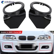 NOBELJIAOO Car Front Bumper Fog Light Ring Cover Lamp Grille Surround Trim Replacement Left or Right